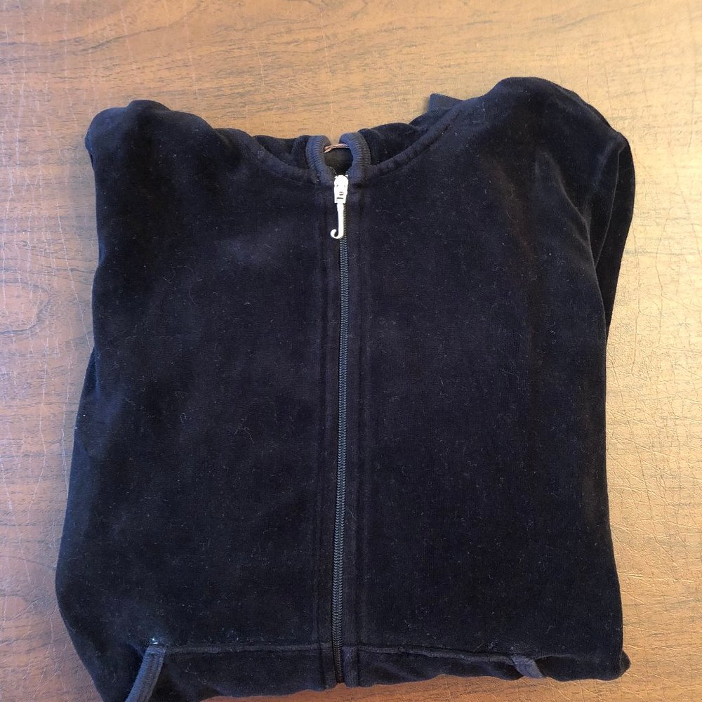 Vintage Juicy Couture Velour Sweat Zip Up Hoodie
